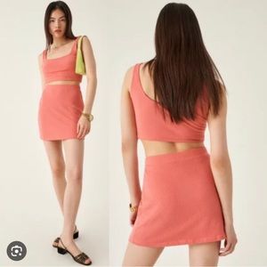 Reformation Kenzie Two Piece (pink)